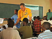 An active partner in the Rockland County Haiti Relief Coalition, Lindeman conducted the August 2011 training sessions the Coalition organized in Haiti.