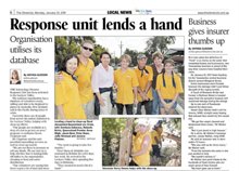 Volunteer Ministers featured in Toowoomba's Chronicle with Queensland State Premier Anna Bligh and parliament member Julie Attwood