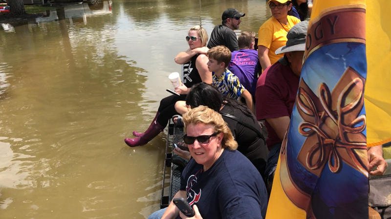 Scientology Volunteer Ministers rescue people stranded by Hurricane Harvey.