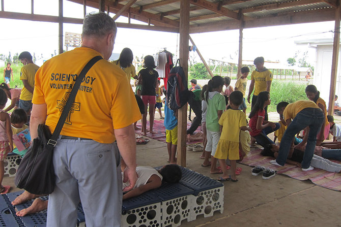 Volunteer Ministers have provided aid after six typhoons in the Philippines since July 2014.